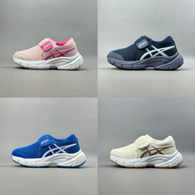 Asics Anti-collision Cap Toe Lightweight Soft Sole Low-top Children's Running Shoes-4119